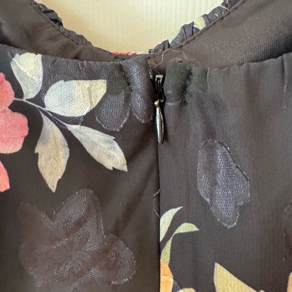 Lulu’s Elegant Radiance Black Floral Print Bustier Midi Dress - Picture 8 of 10